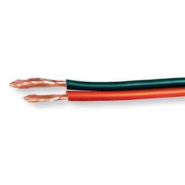 Câble haut-parleur NYFAZ 2X2,5 mm² noir/rouge 50 m sur bobine